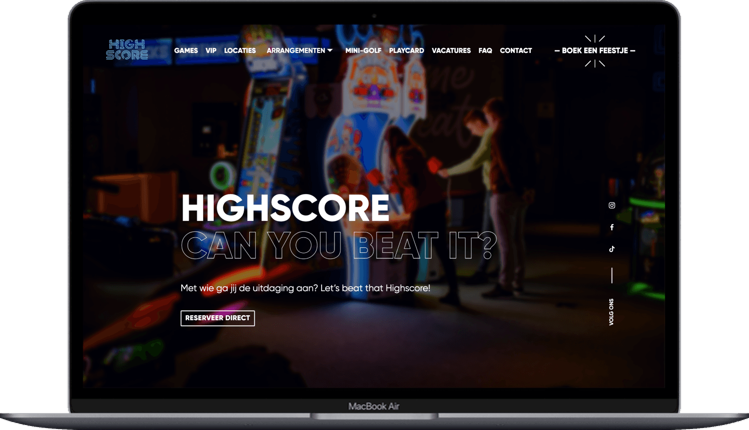 Highscore website