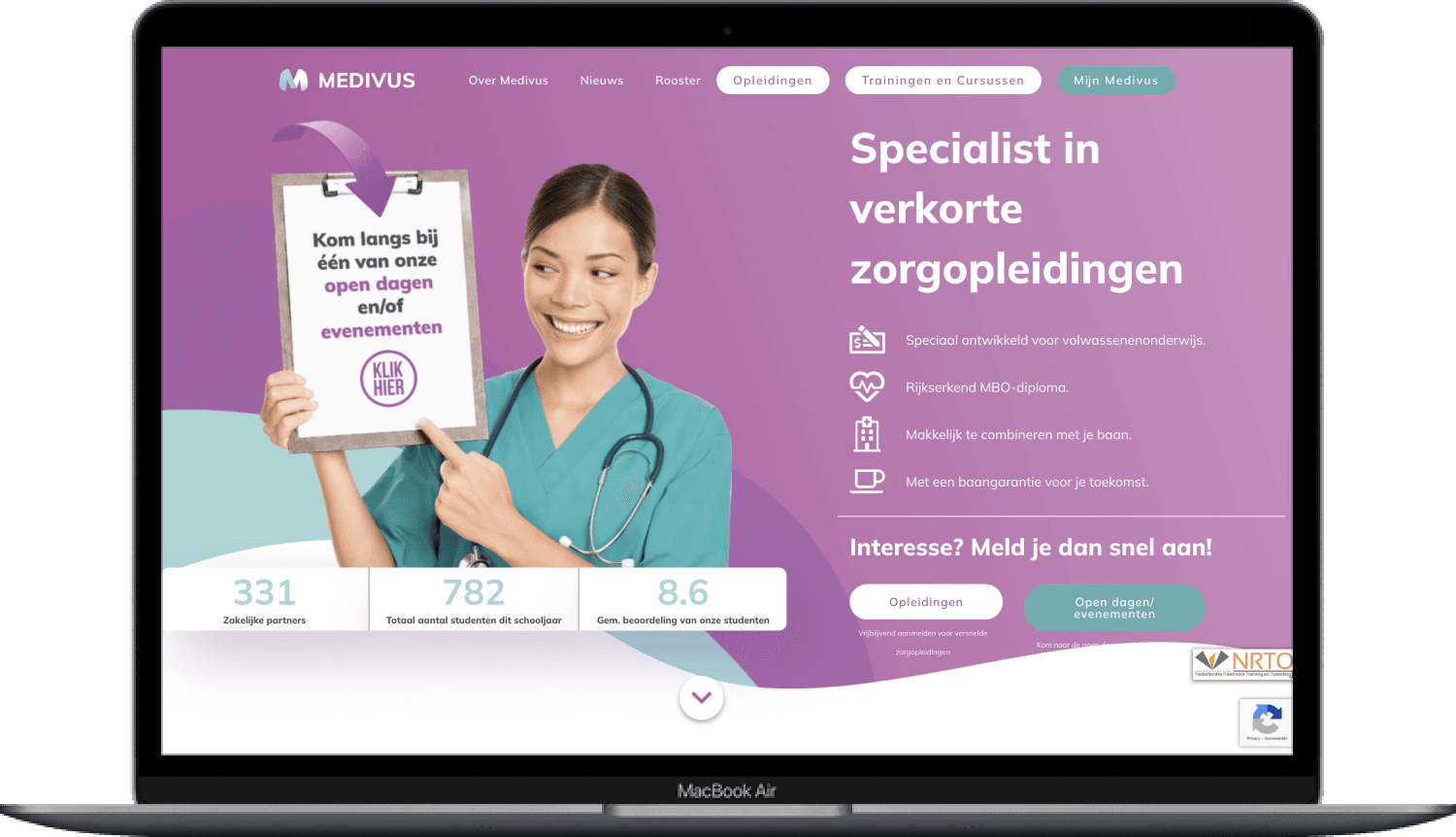 Vorteq website
