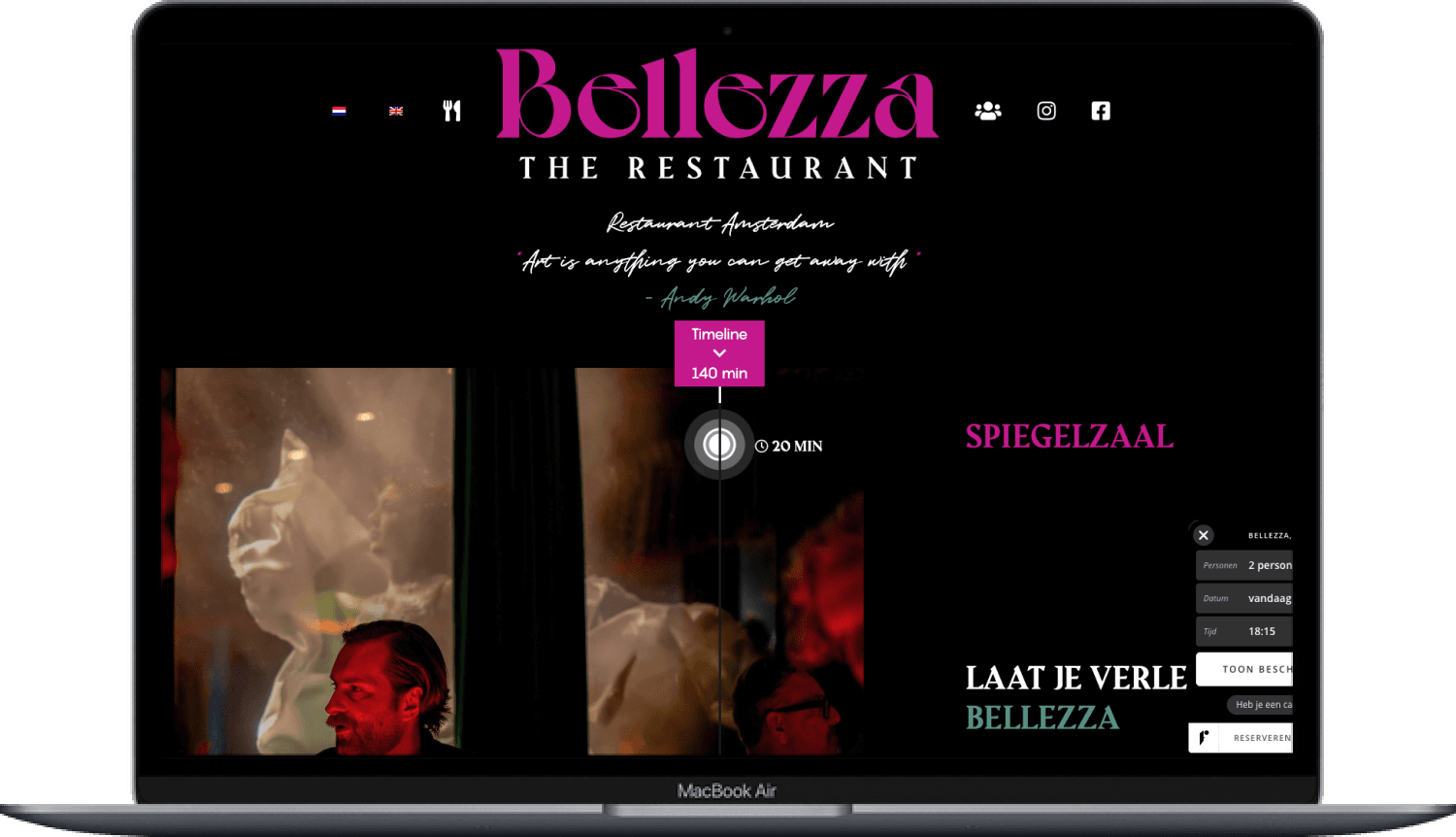 Bellezza website
